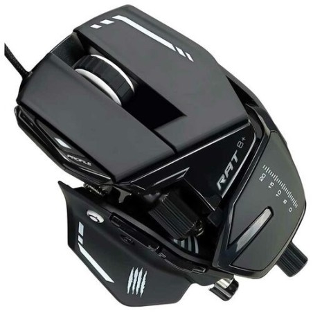 Mad Catz R.A.T.8+ Optisk Kablet Sort